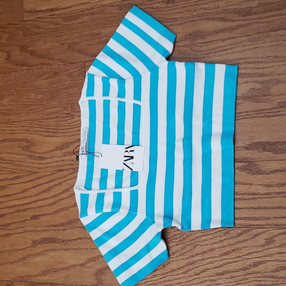 NWT Zara Knit Crop Top Medium